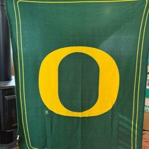 Green and Yellow University Blanket